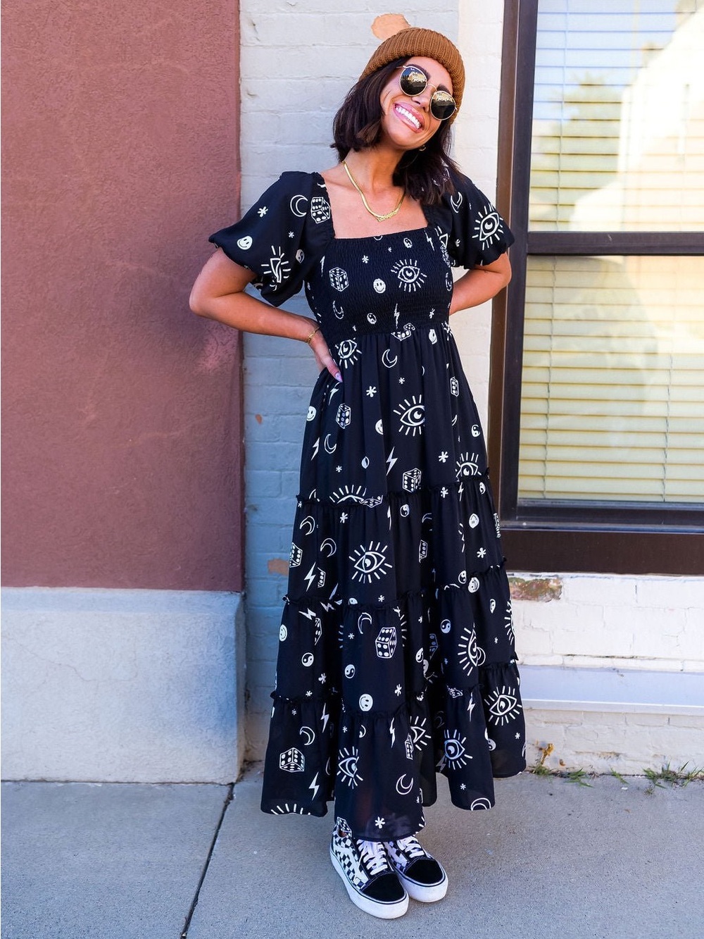 Dressed in LALA What’s Your Sign Dress - Large - Picture 4 of 10